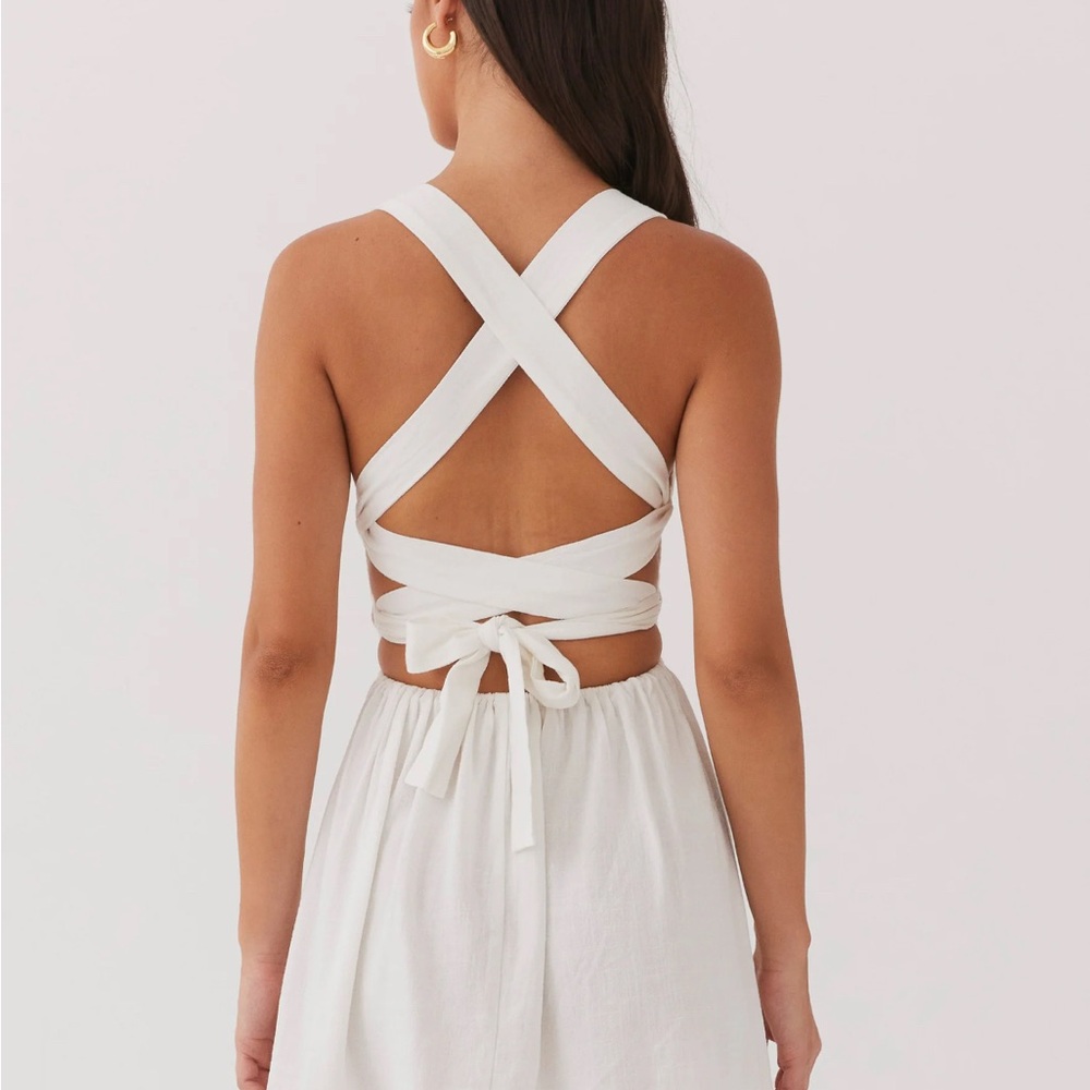 Peppermayo White Mini Dress - Picture 2 of 3